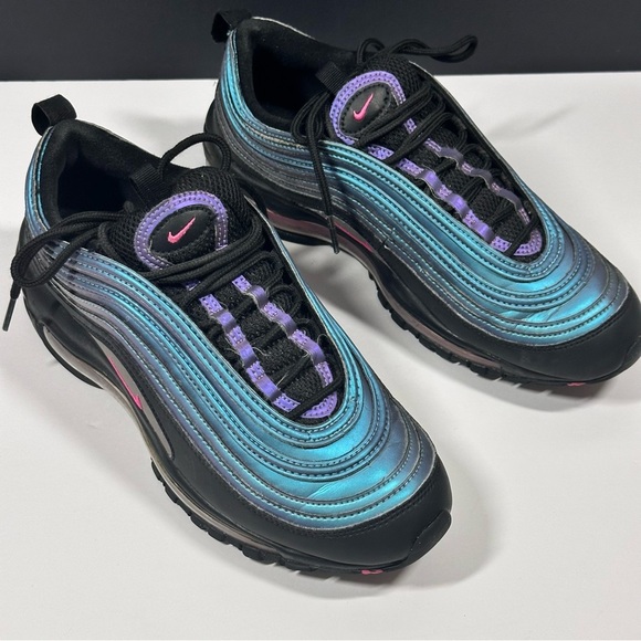 Nike Air Max 97 GS Sneakers 7 Youth Throwback Future Athletic BQ7230-001 Unisex - Picture 1 of 13
